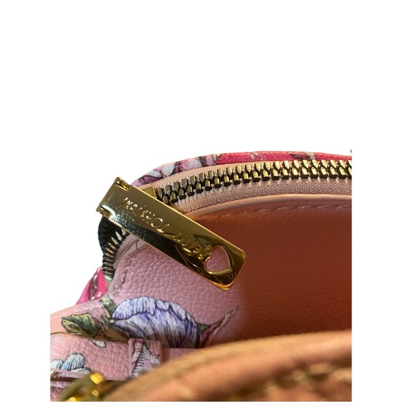 PINK/FLORAL BETSEY JOHNSON Satchel Handbag - Picture 5 of 13